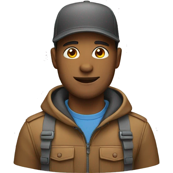 Man with a cap emoji