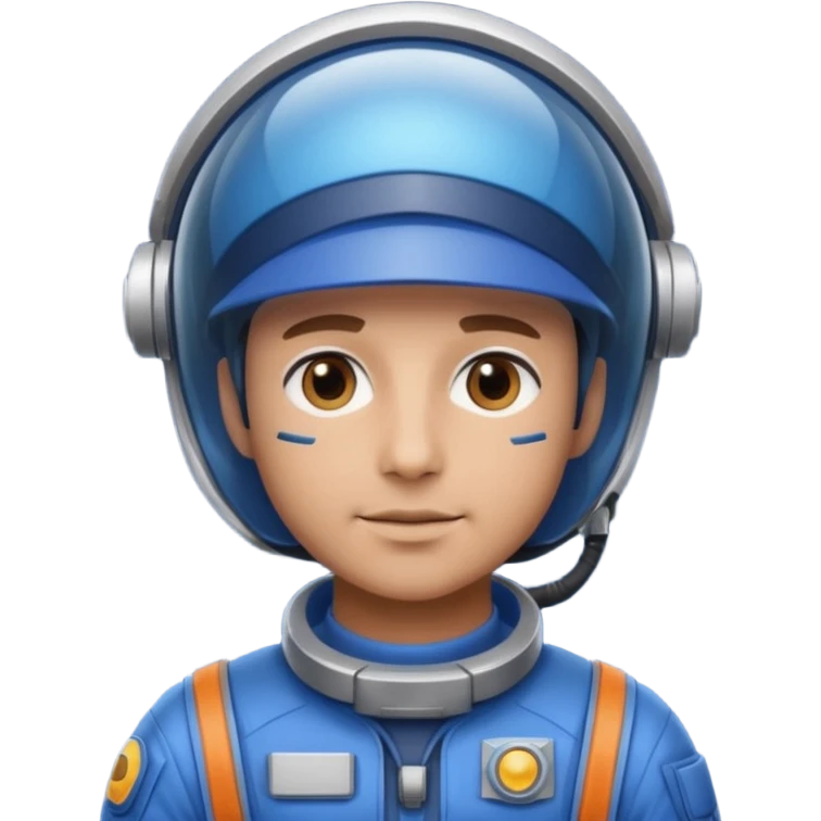 Blue-visor space mechanic emoji