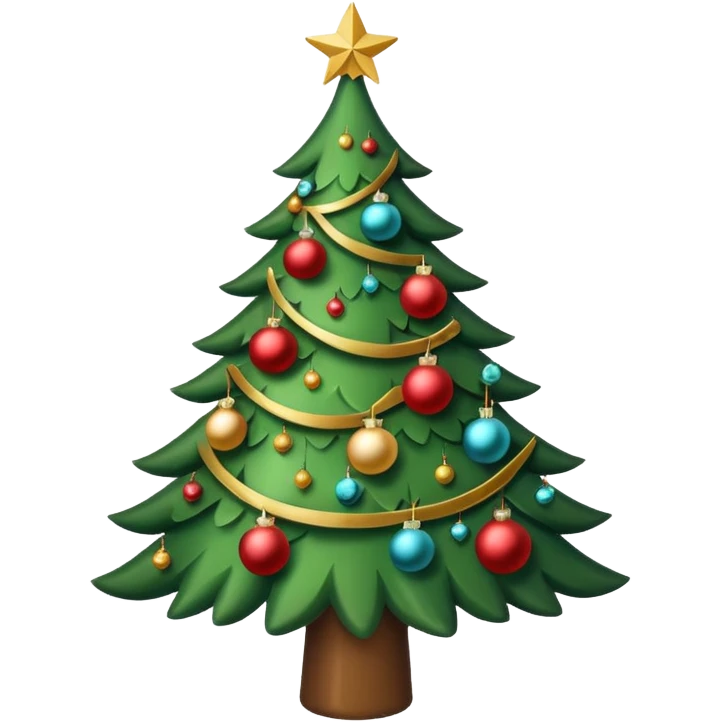 Christmas tree emoji