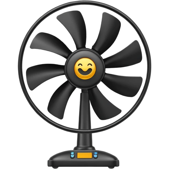 black fan emoji