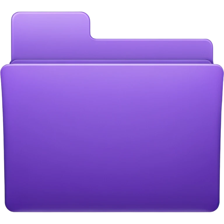 purple empty folder emoji
