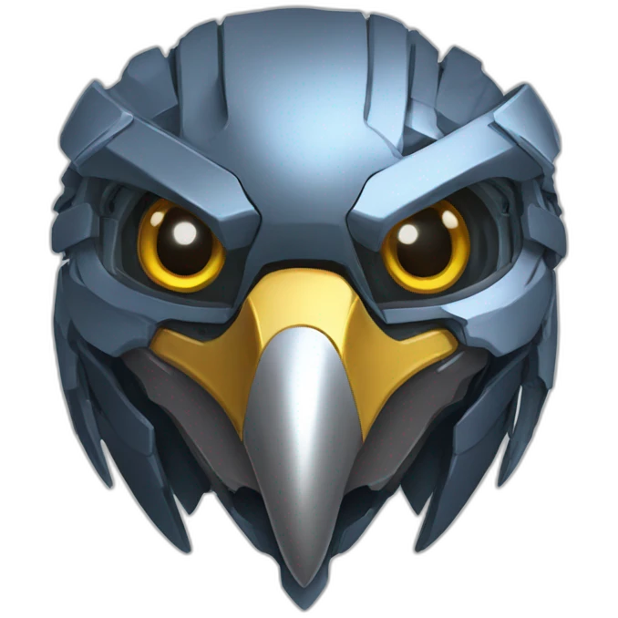 mecha eagle head emoji
