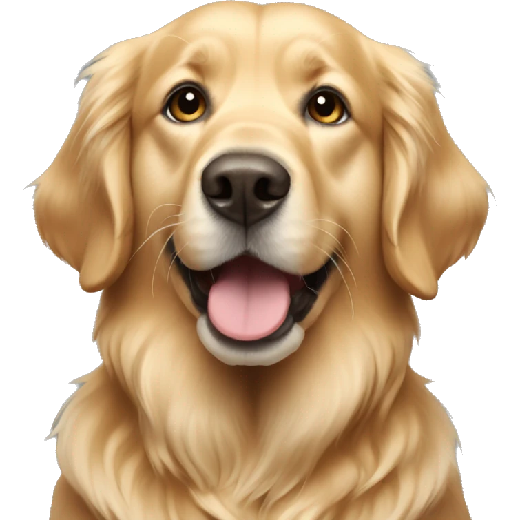 Dog Golden retriever emoji