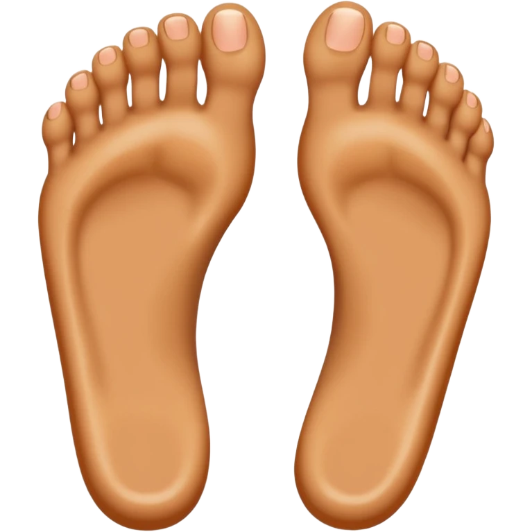 two feet emoji