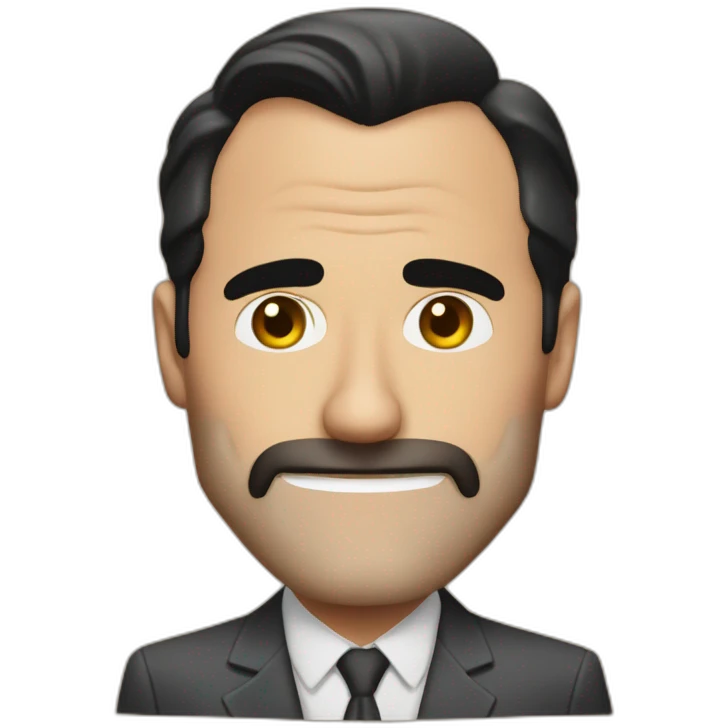 Jean Dujardin take a coffee emoji