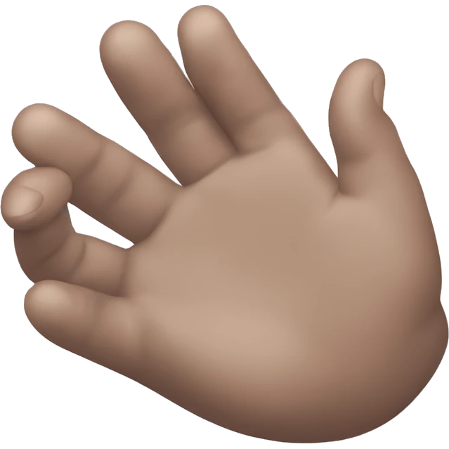 Berenjena en una mano  emoji