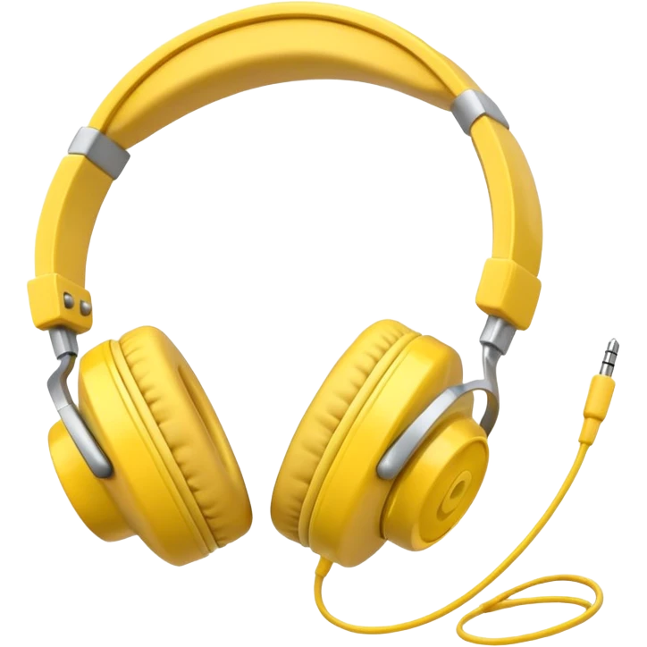 هدفون زرد emoji
