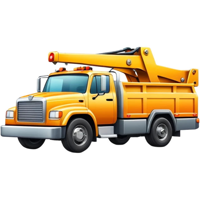 Flatbed tow truck  emoji