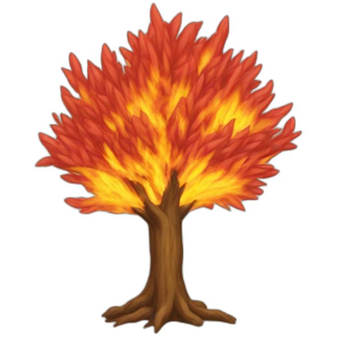 burning bush emoji