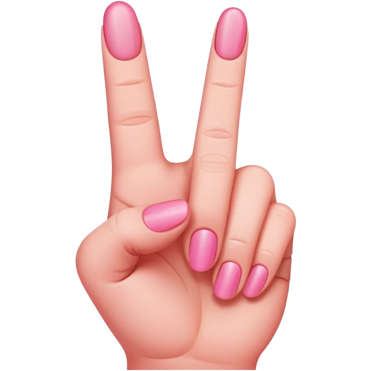 Pink Middle Finger emoji