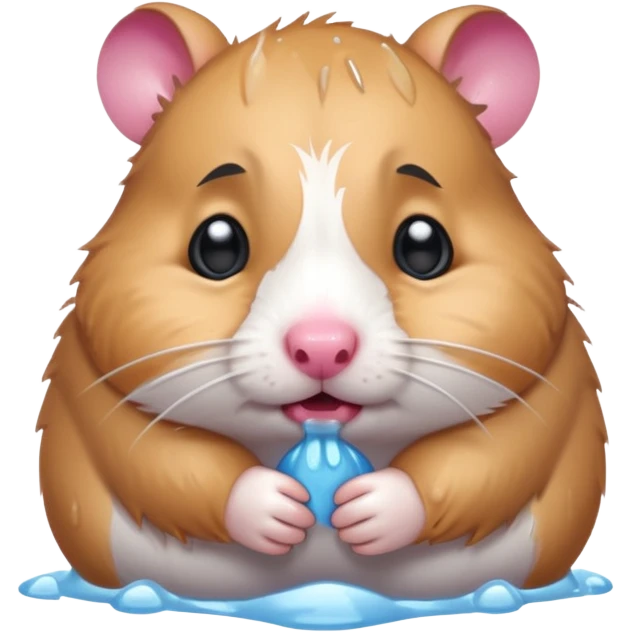 Crying hamster  emoji