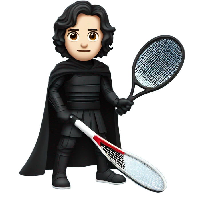 Kylo ren with tennis racket emoji