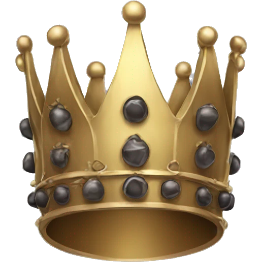 Gothic king crown emoji