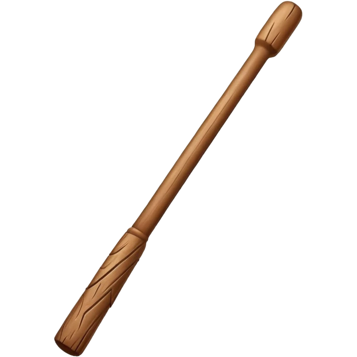 wooden texture stick emoji