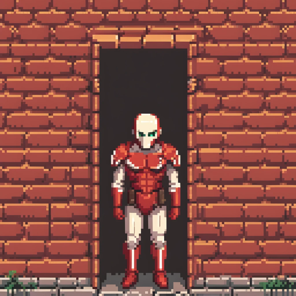 Colossal Titan peering over the wall from Attack on Titan emoji
