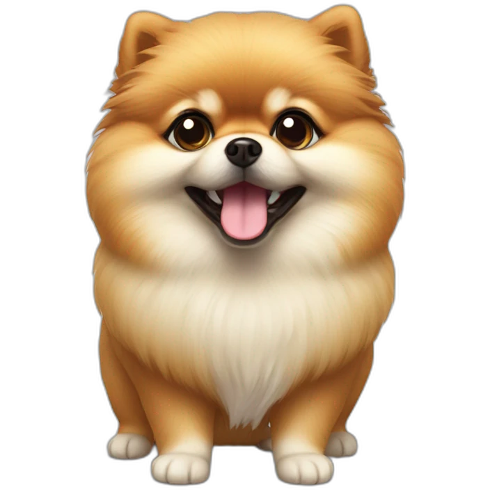 cute-dwarf-pomeranian emoji