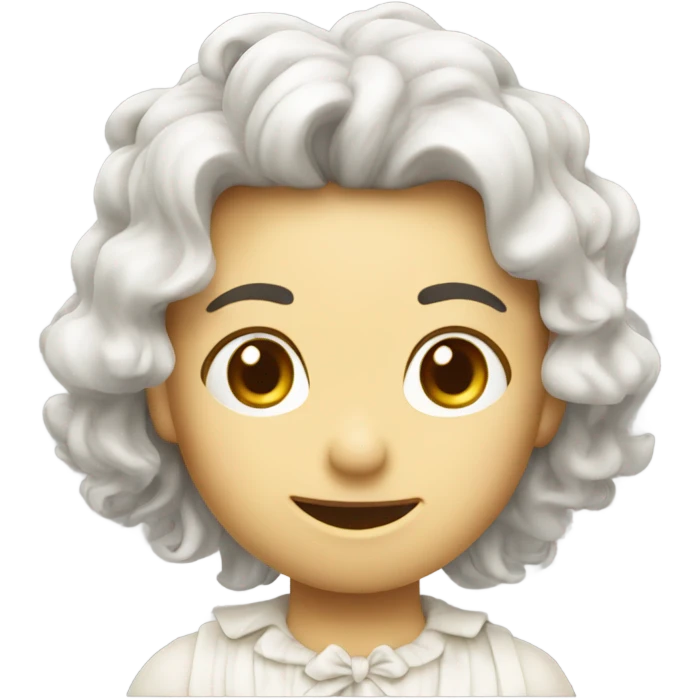 Fiocco bianco emoji