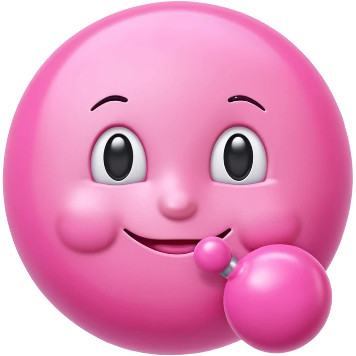 cute pink letter A emoji  emoji
