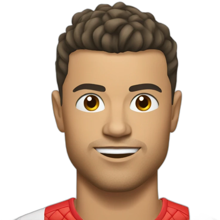 Ronaldo qui fait des tresses emoji