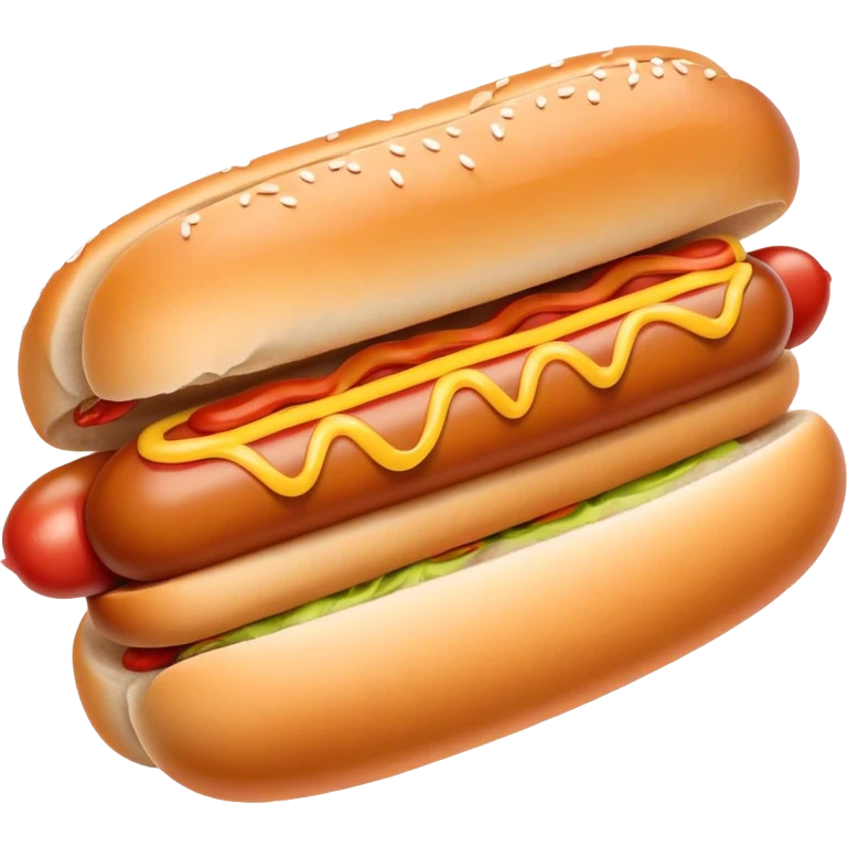 Baby hotdog in bun emoji