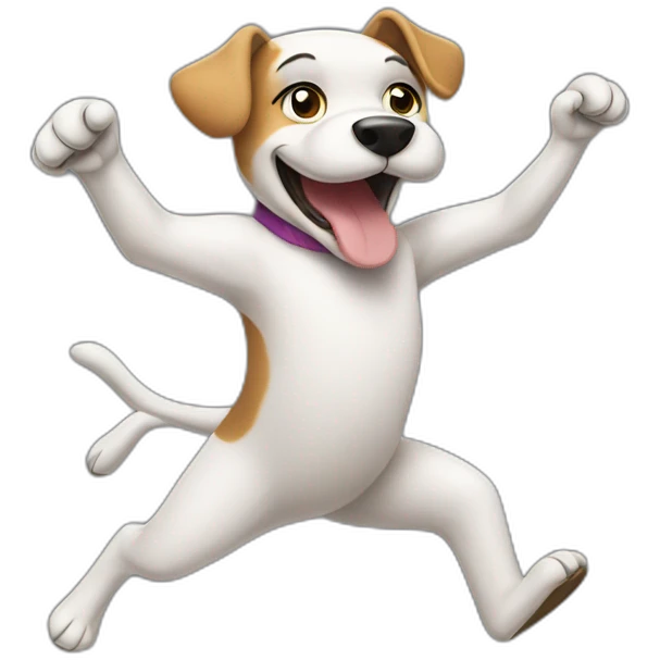 dancing dog emoji