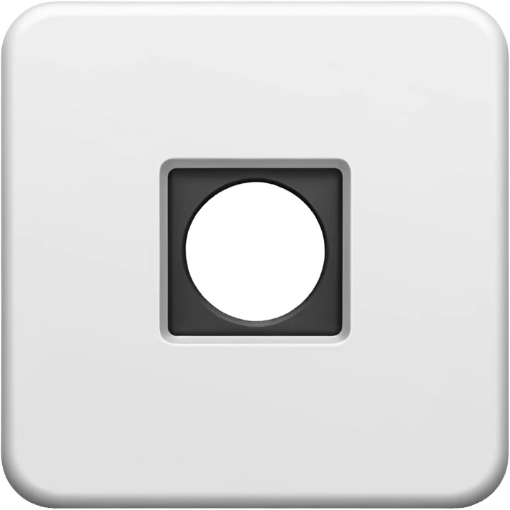 Exact Roblox app icon. One thick white square rotated exactly 45 degrees with a perfectly centered smaller square hole. Solid bright blue background (#2D8CFF). Flat, simple, no shadow, no gradient, no text. Perfect symmetry. emoji