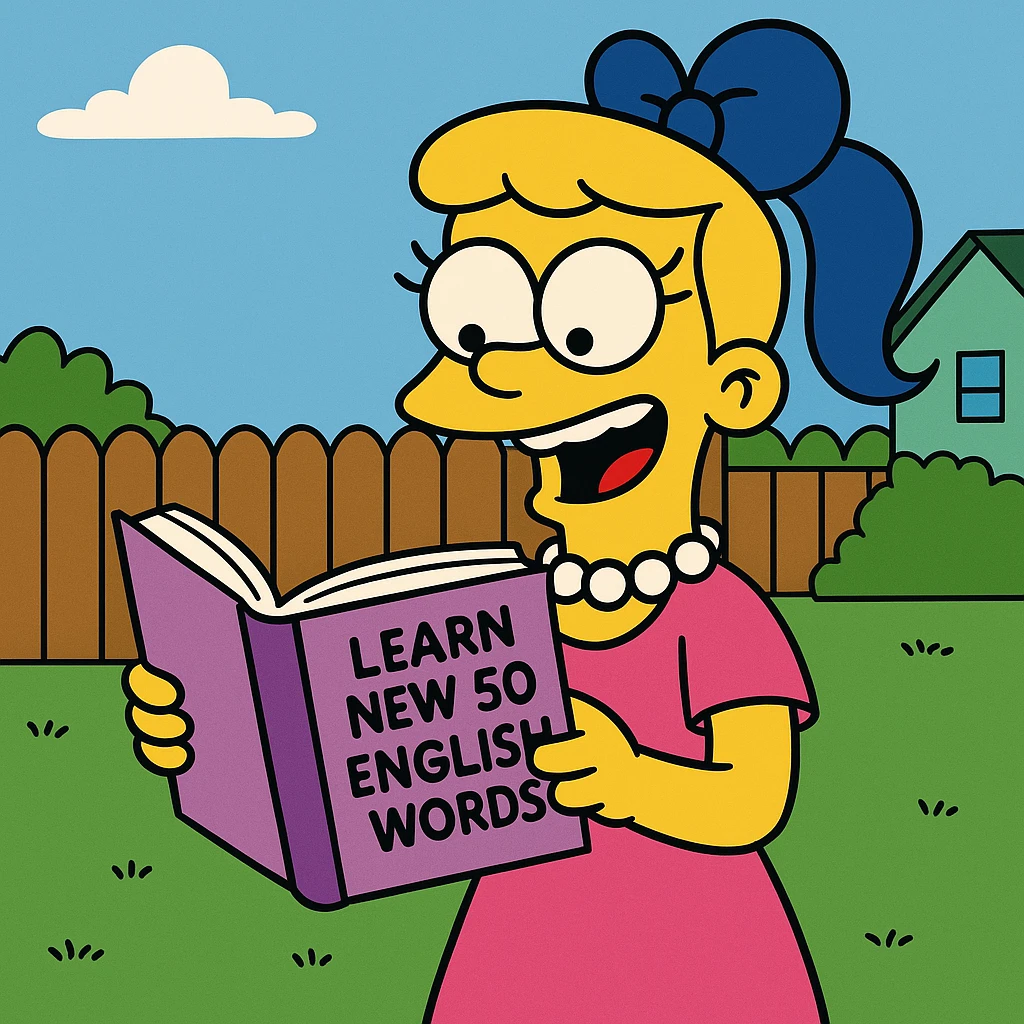 Learn new 50 English words emoji