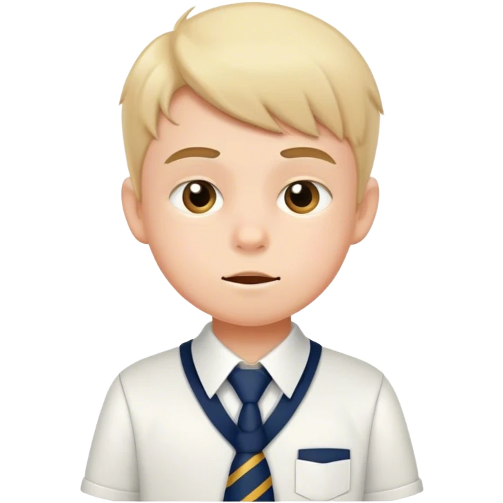 naughty boy in school uniform emoji