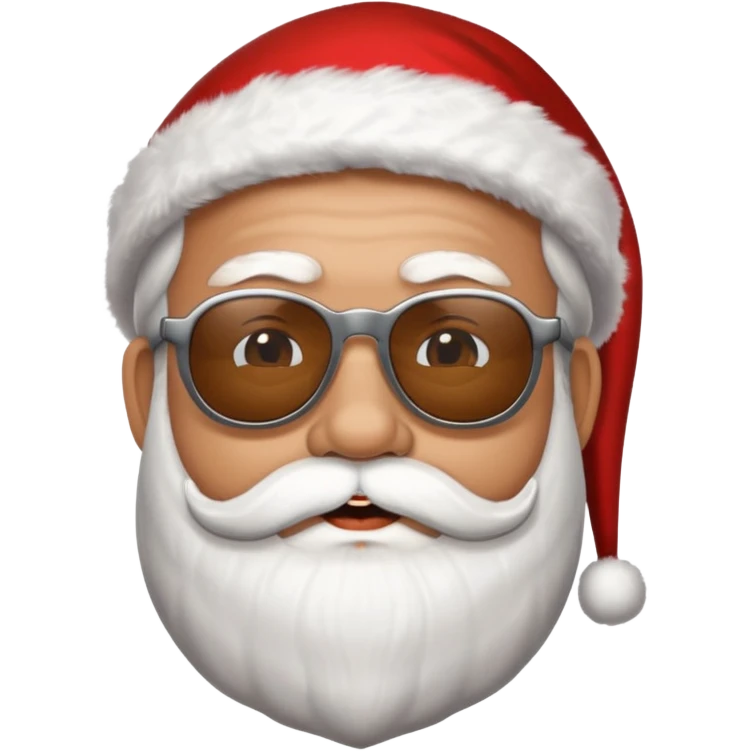 Santa with sunglasses emoji