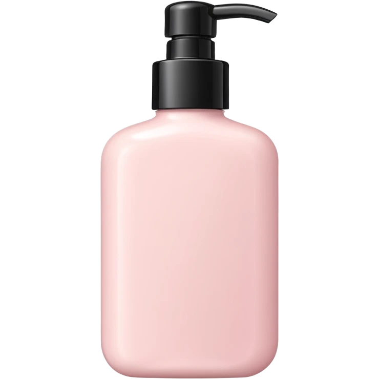 body lotion bottle designed for women, soft colors, feminine details emoji