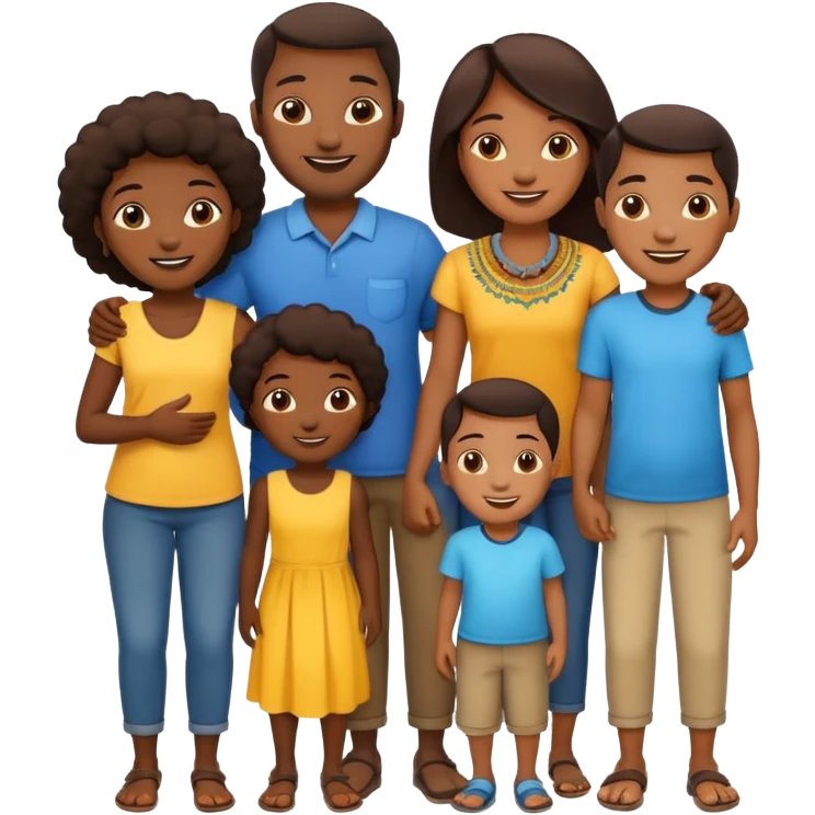 African families emoji