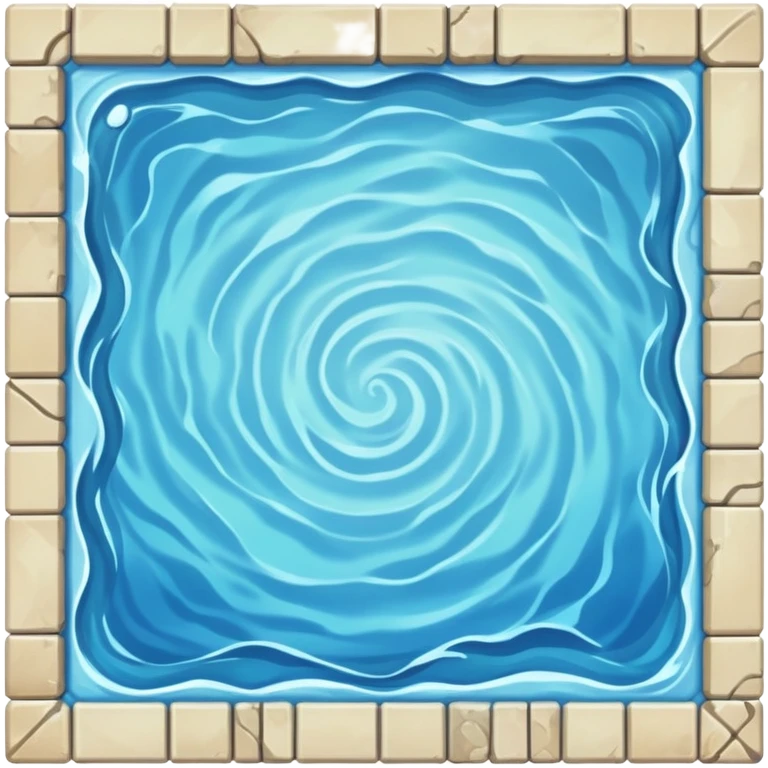 RPG water terrain tile top-down view emoji