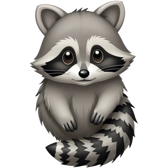 Raccoon tail emoji