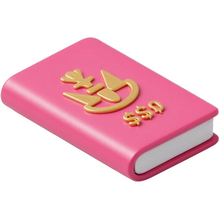 pink passport emoji