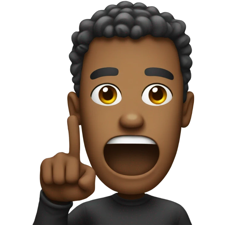 Wassup with fingers emoji
