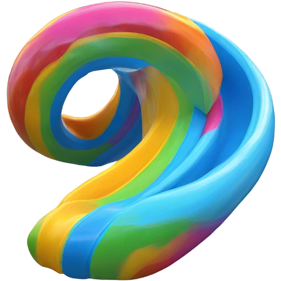 Spinning waterslide emoji