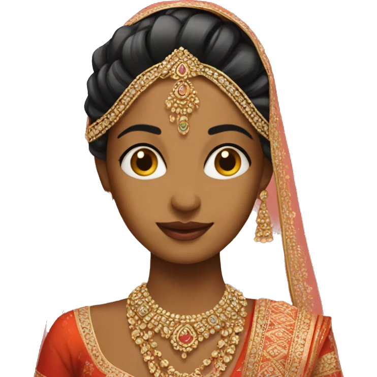 indian bride emoji