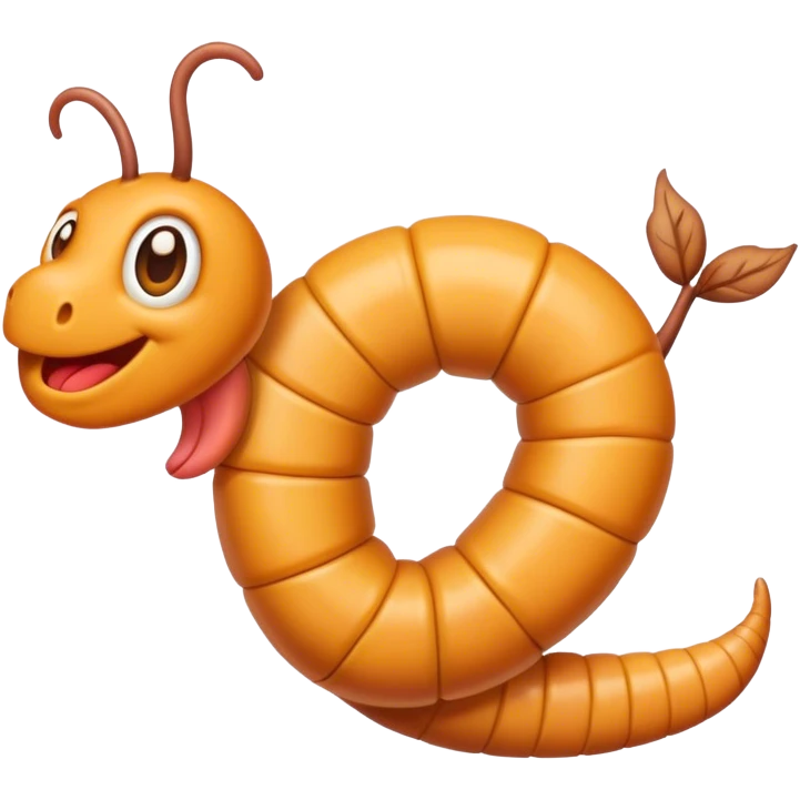 Worm emoji