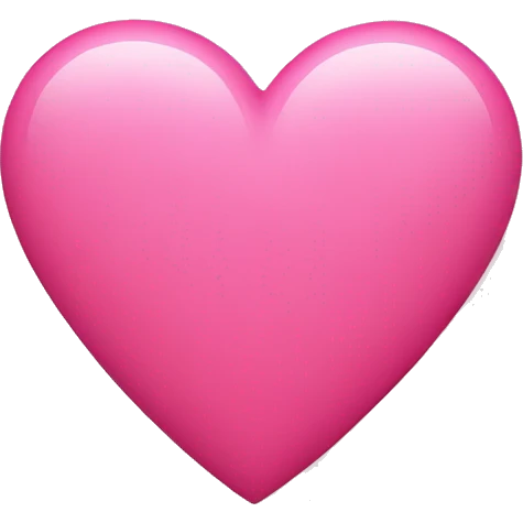 a pink heart emoji