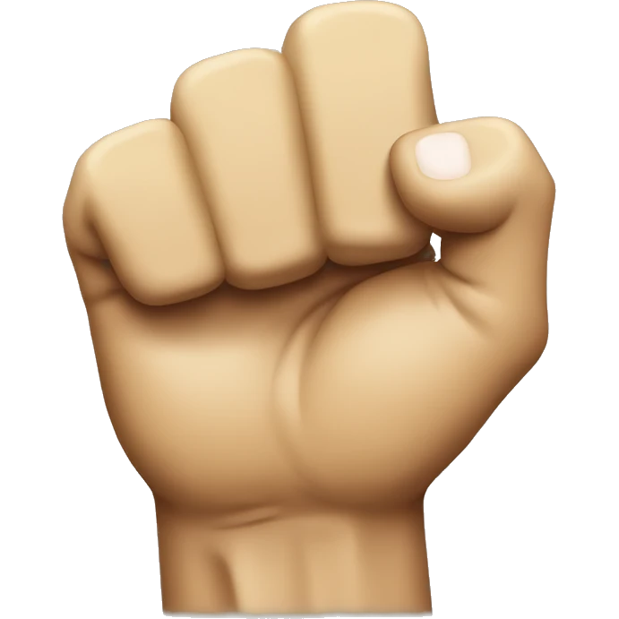 Donald trump fist in air emoji