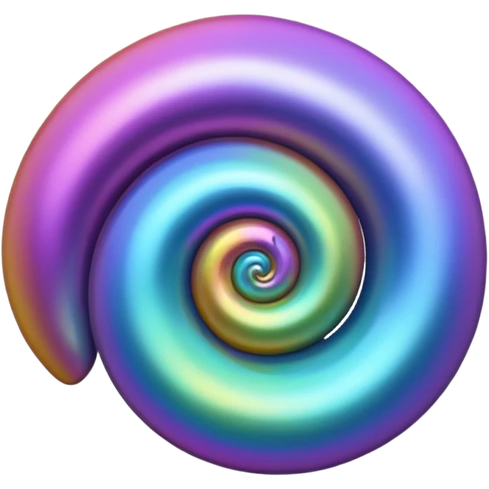 colorful shell swirl emoji