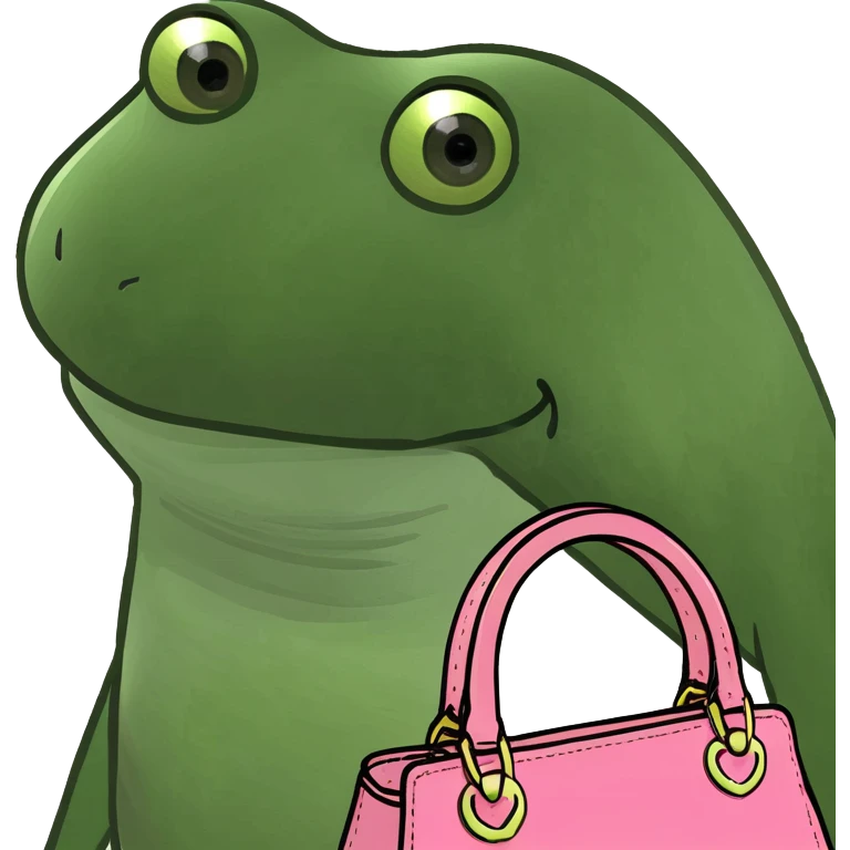 Pink purse emoji