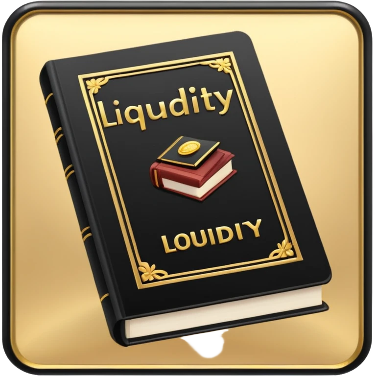 genera un libro que en la portada diga " liquidez" y la foto sea de trading emoji