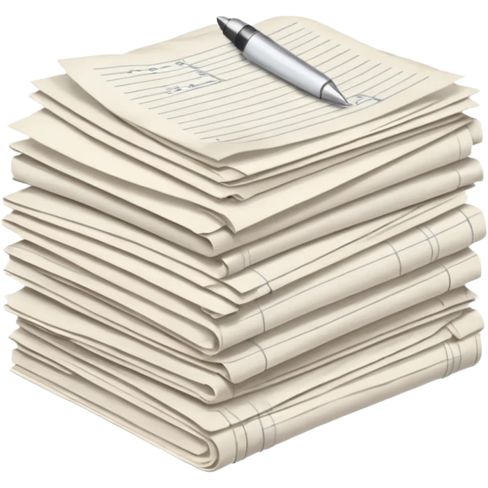 Pile of papers emoji