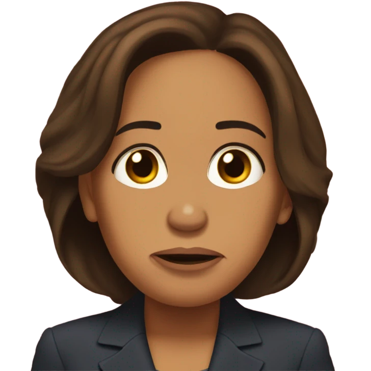 Kamala Harris sad emoji