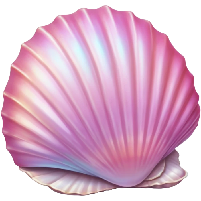 Pink seashell emoji