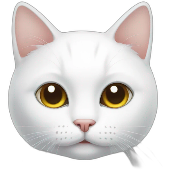 white-cat-cute emoji