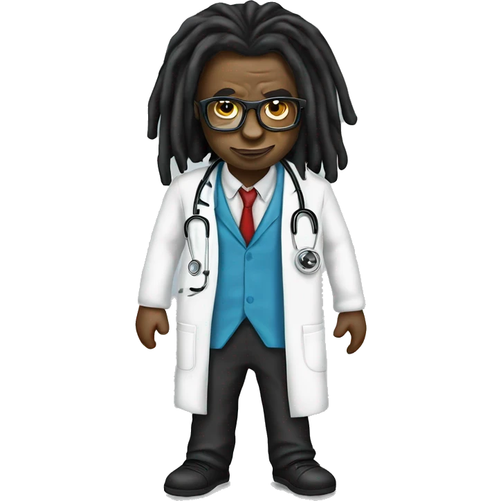 lil wayne dressed as doctor flow emoji