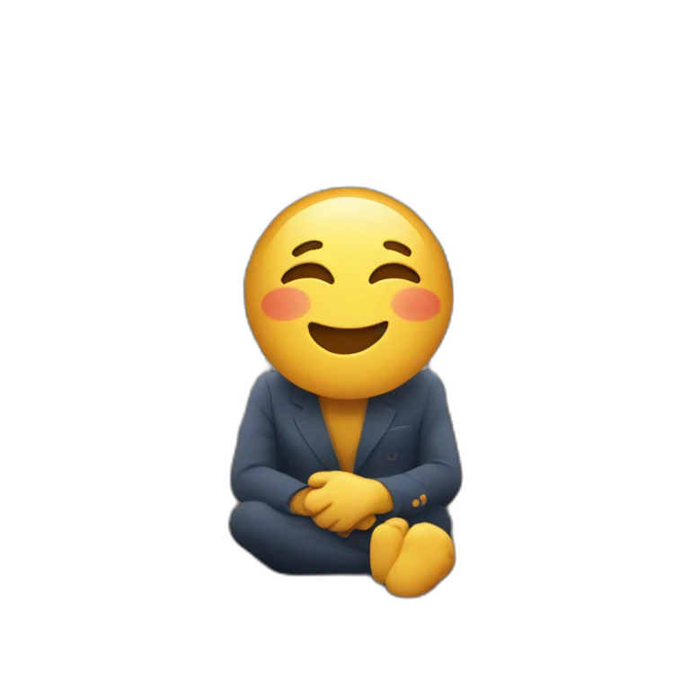 Chat qui dort dans un train emoji