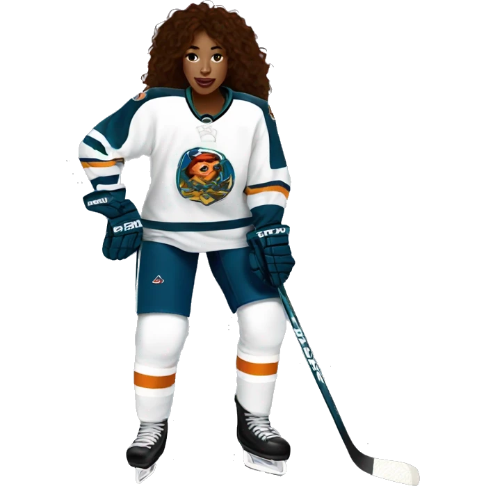 sza wear hockey jersy emoji